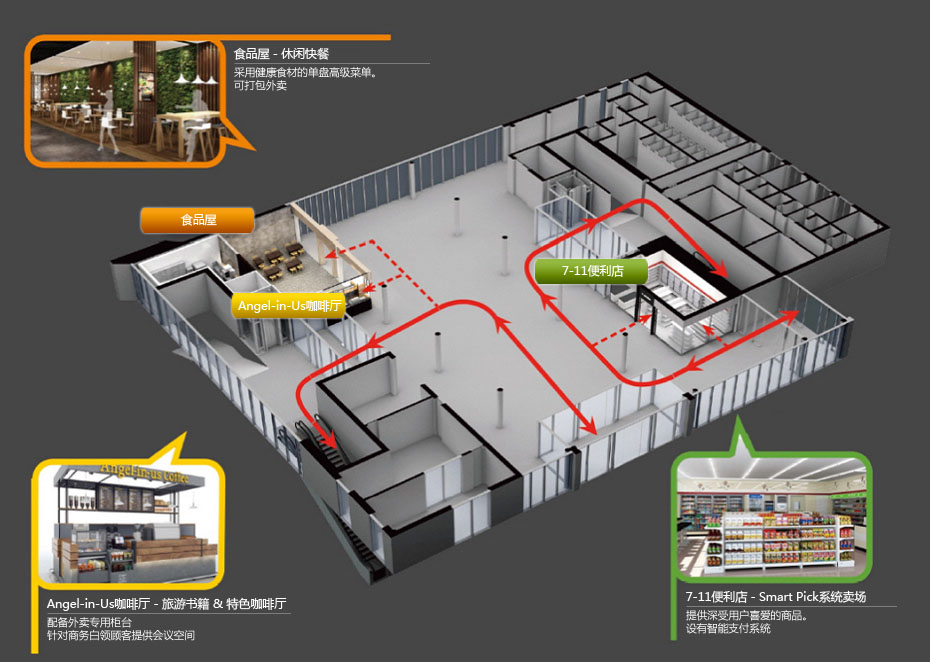 지제역 매장 구조도