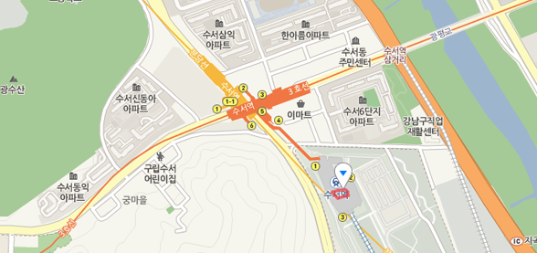 수서역 찾아오시는길